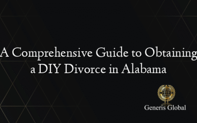 A Comprehensive Guide to Obtaining a DIY Divorce in Alabama