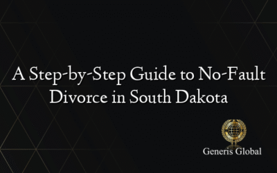 A Step-by-Step Guide to No-Fault Divorce in South Dakota