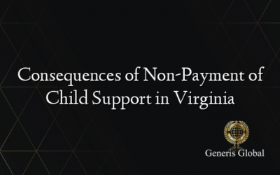 Consequences of Non-Payment of Child Support in Virginia