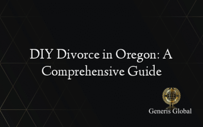 DIY Divorce in Oregon: A Comprehensive Guide