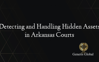 Detecting and Handling Hidden Assets in Arkansas Courts
