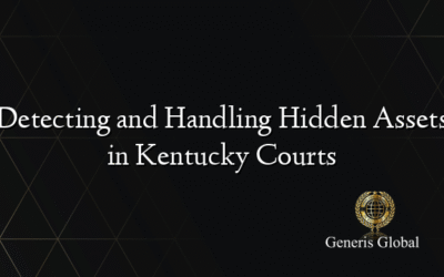 Detecting and Handling Hidden Assets in Kentucky Courts