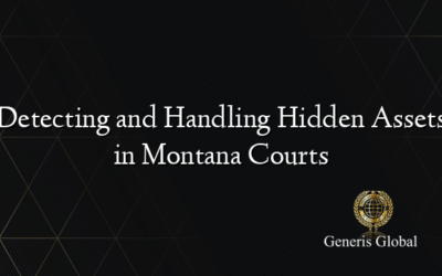 Detecting and Handling Hidden Assets in Montana Courts