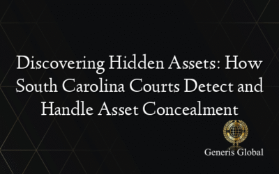 Discovering Hidden Assets: How South Carolina Courts Detect and Handle Asset Concealment