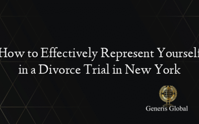 How to Effectively Represent Yourself in a Divorce Trial in New York