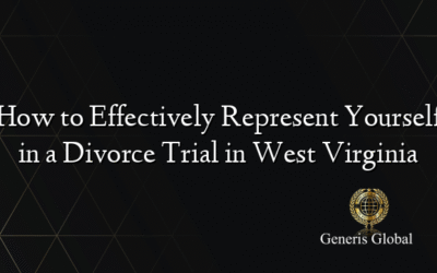 How to Effectively Represent Yourself in a Divorce Trial in West Virginia