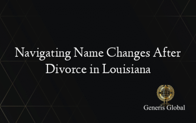 Navigating Name Changes After Divorce in Louisiana