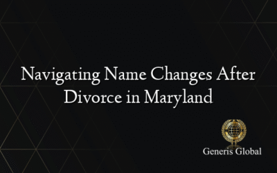 Navigating Name Changes After Divorce in Maryland