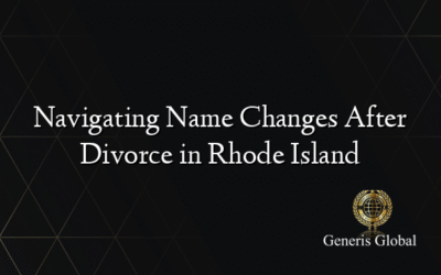 Navigating Name Changes After Divorce in Rhode Island