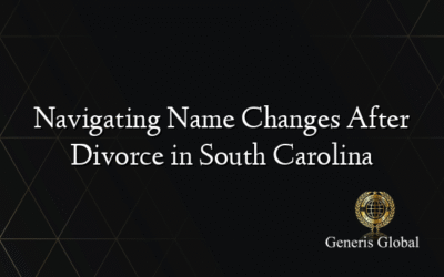 Navigating Name Changes After Divorce in South Carolina