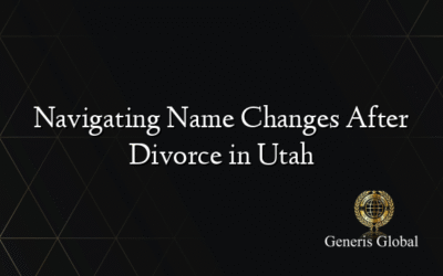 Navigating Name Changes After Divorce in Utah