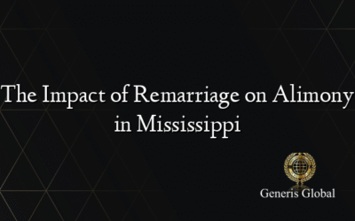 The Impact of Remarriage on Alimony in Mississippi
