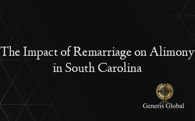 The Impact of Remarriage on Alimony in South Carolina