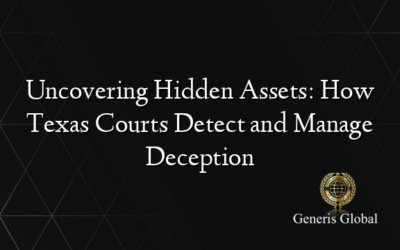 Uncovering Hidden Assets: How Texas Courts Detect and Manage Deception