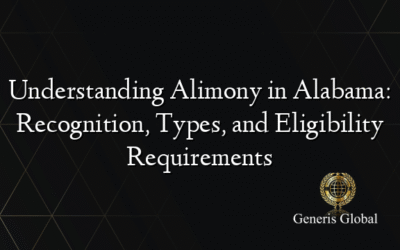 Understanding Alimony in Alabama: Recognition, Types, and Eligibility Requirements