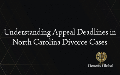 Understanding Appeal Deadlines in North Carolina Divorce Cases