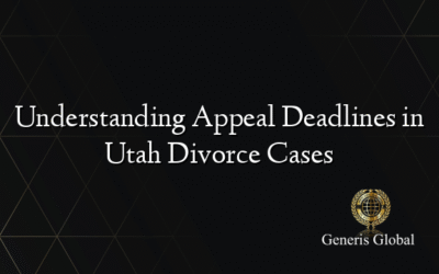 Understanding Appeal Deadlines in Utah Divorce Cases