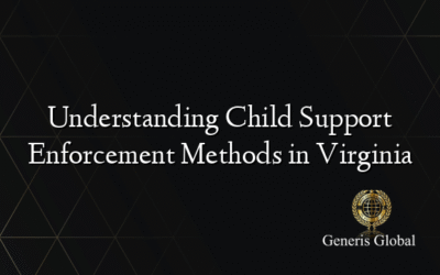 Understanding Child Support Enforcement Methods in Virginia