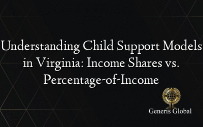 Understanding Child Support Models in Virginia: Income Shares vs. Percentage-of-Income