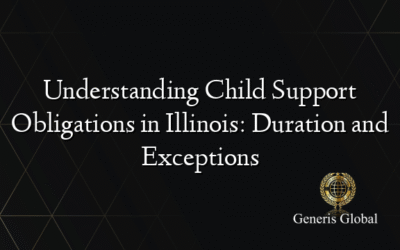 Understanding Child Support Obligations in Illinois: Duration and Exceptions