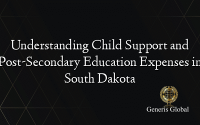 Understanding Child Support and Post-Secondary Education Expenses in South Dakota