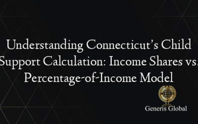 Understanding Connecticut’s Child Support Calculation: Income Shares vs. Percentage-of-Income Model