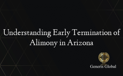 Understanding Early Termination of Alimony in Arizona