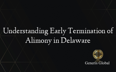 Understanding Early Termination of Alimony in Delaware