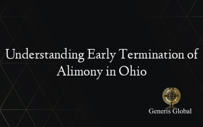 Understanding Early Termination of Alimony in Ohio