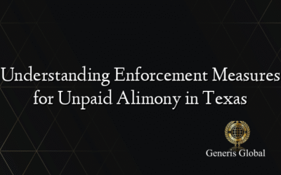 Understanding Enforcement Measures for Unpaid Alimony in Texas