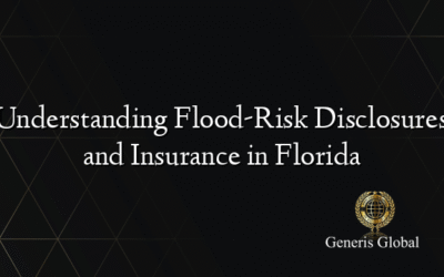 Understanding Flood-Risk Disclosures and Insurance in Florida