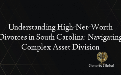 Understanding High-Net-Worth Divorces in South Carolina: Navigating Complex Asset Division