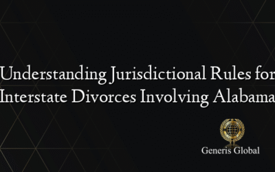 Understanding Jurisdictional Rules for Interstate Divorces Involving Alabama