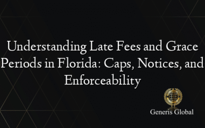Understanding Late Fees and Grace Periods in Florida: Caps, Notices, and Enforceability