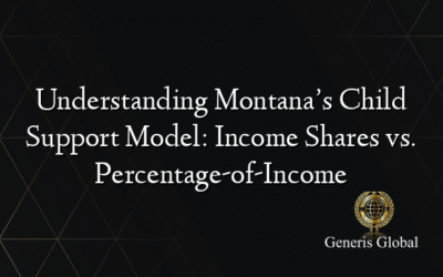 Understanding Montana’s Child Support Model: Income Shares vs. Percentage-of-Income