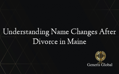 Understanding Name Changes After Divorce in Maine