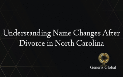 Understanding Name Changes After Divorce in North Carolina