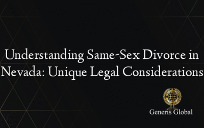 Understanding Same-Sex Divorce in Nevada: Unique Legal Considerations