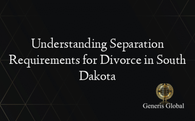 Understanding Separation Requirements for Divorce in South Dakota