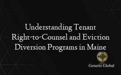 Understanding Tenant Right-to-Counsel and Eviction Diversion Programs in Maine