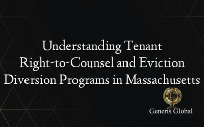 Understanding Tenant Right-to-Counsel and Eviction Diversion Programs in Massachusetts