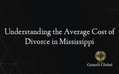 Understanding the Average Cost of Divorce in Mississippi