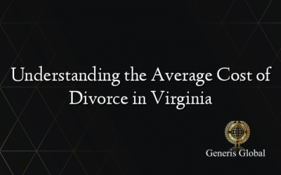 Understanding the Average Cost of Divorce in Virginia