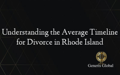 Understanding the Average Timeline for Divorce in Rhode Island