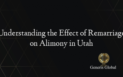Understanding the Effect of Remarriage on Alimony in Utah