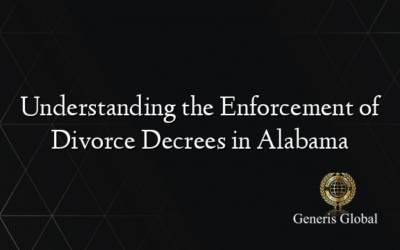 Understanding the Enforcement of Divorce Decrees in Alabama