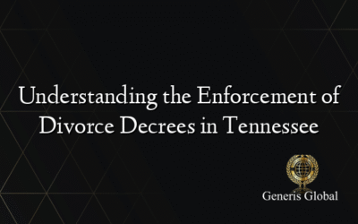 Understanding the Enforcement of Divorce Decrees in Tennessee