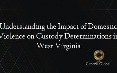 Understanding the Impact of Domestic Violence on Custody Determinations in West Virginia
