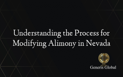 Understanding the Process for Modifying Alimony in Nevada