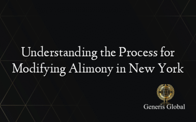 Understanding the Process for Modifying Alimony in New York
